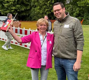 Königin Maria Knoche, Königsoffizier Hubertus Plümpe 