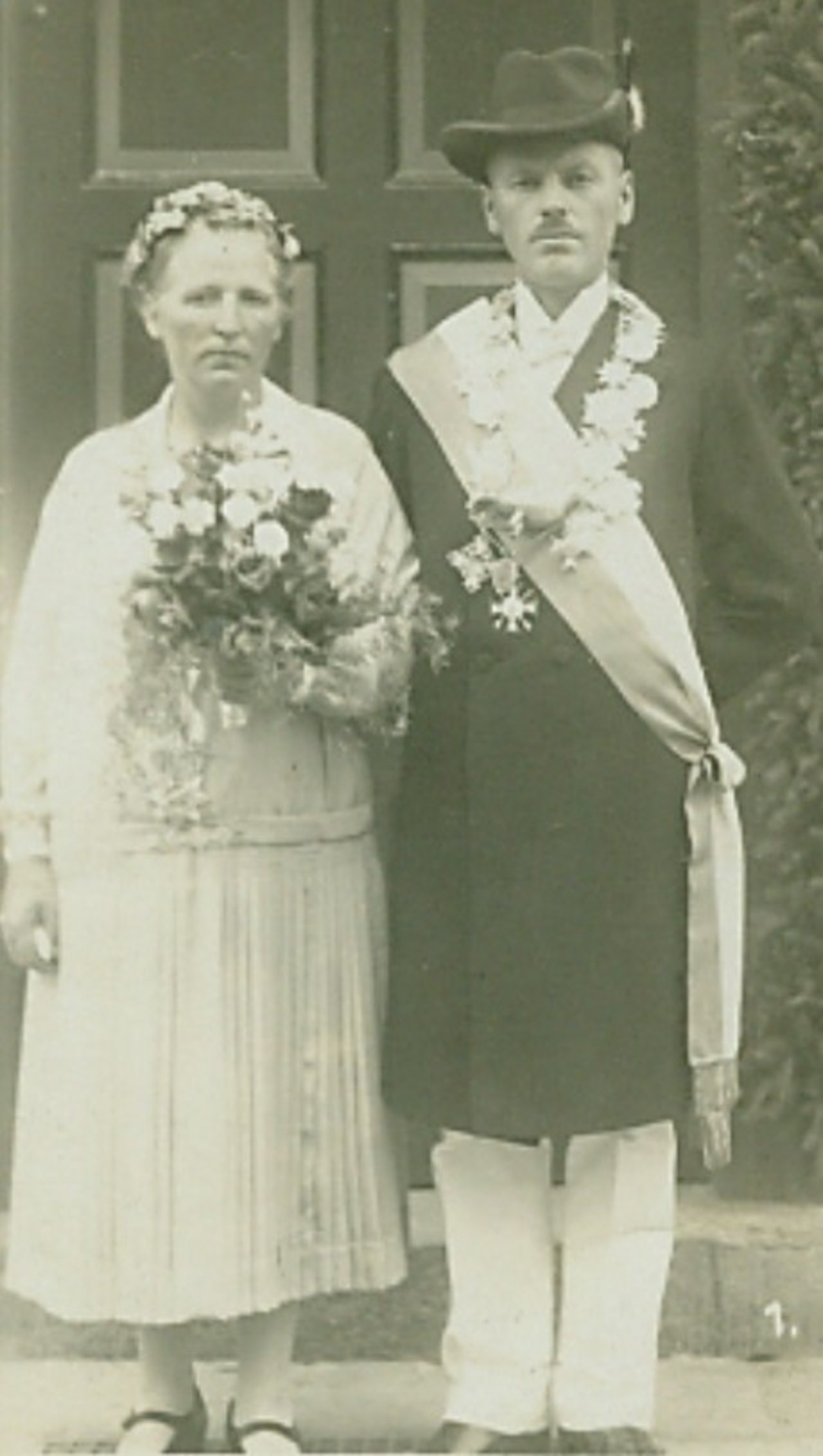 1927 - 1928 Josef und Ehefrau Brock