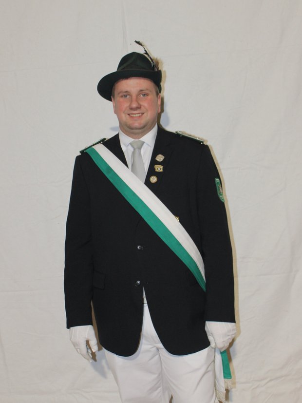 Hauptman der Jungesellenkompanie Jannick Strugholz